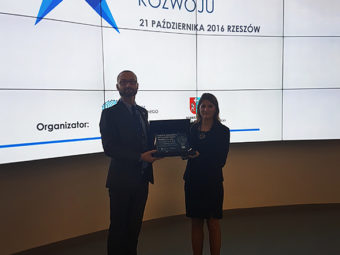 Polska Nagroda Inteligentnego Rozwoju 2016 dla spółki FIAB Sp. z o.o. Sp.k.