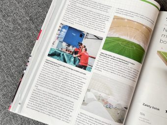 “Boiska i stadiony” – TILEA i FIAB w czasopiśmie branżowym