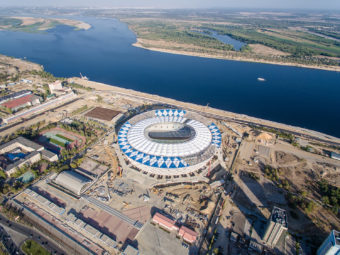 Volgograd Arena – stadion zbudowany z udziałem maszyn FIAB