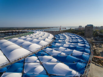 Volgograd Arena – stadion zbudowany z udziałem maszyn FIAB