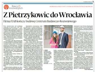 Puls Biznesu o spółce FIAB