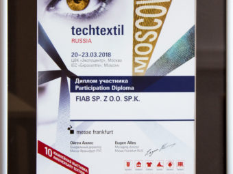 Zobaczcie jak było na targach Techtextil w Rosji!